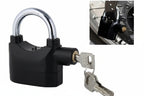 🔒 Candado con Alarma 110dB - Para Motos, Bicicletas y Seguridad Hogar