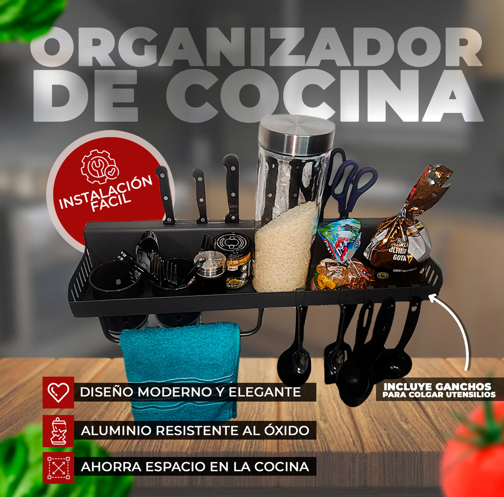 🍴 Organizador de Cocina Multifuncional - Porta de Cubiertos