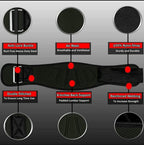🏋️ Cinturón Protector Para Levantamiento - Soporte Lumbar Ajustable 17cm