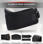 🏋️ Cinturón Protector Para Levantamiento - Soporte Lumbar Ajustable 17cm