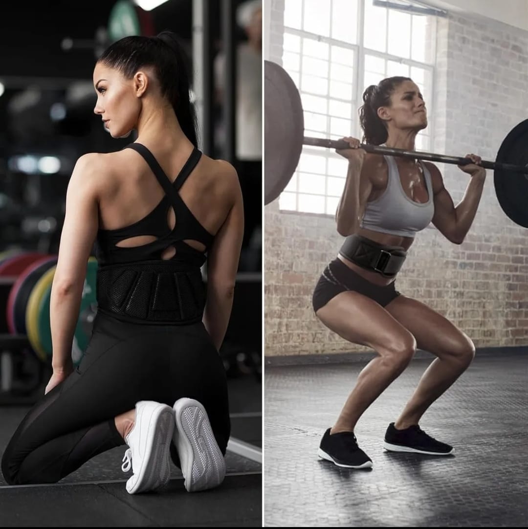 🏋️ Cinturón Protector Para Levantamiento - Soporte Lumbar Ajustable 17cm