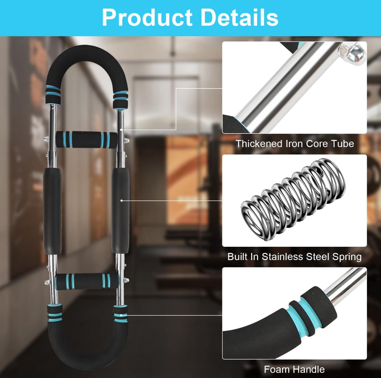 🏋️ Twister Arm Equipo de Entrenamiento - Barra Multifuncional Portátil
