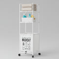 🧺 Cesta Organizadora de Ropa con Ruedas - 3 Niveles Vertical 🛠️