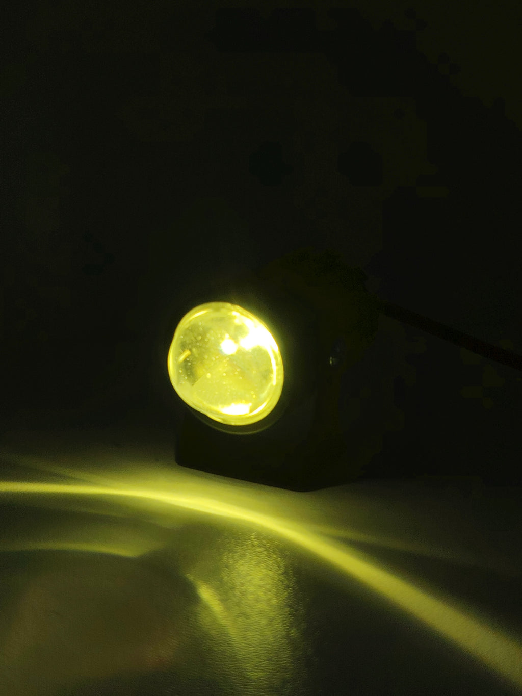 💡 Par de Exploradoras Tipo Lupa con Switch - 8000 Lúmenes Blanco/Amarillo 12-24V