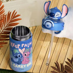 💧 Botella de Agua Acero Inoxidable Stitch 500ml - Térmica para Niños y Adultos