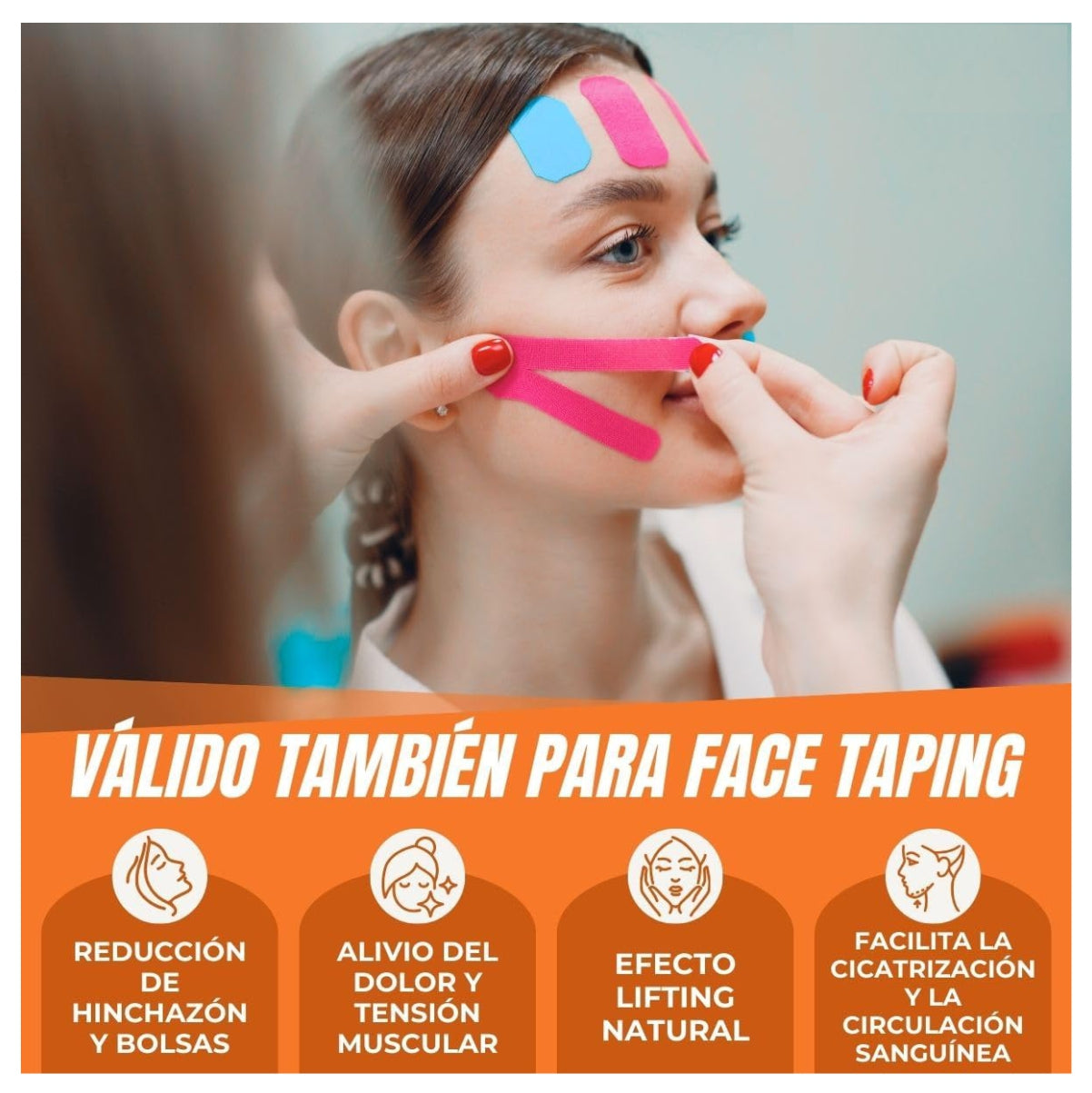 🏋️ Cinta Kinesiológica Clásica Deportes - Soporte Muscular y Recuperación