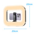 📱 Soporte de Celular con Aro de Luz LED 💡 - Ideal para Fotos y Videos