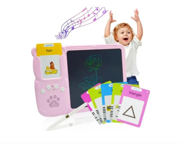 🎨 Tablet Educativa Luminosa Interactiva - Con Tarjetas Didácticas