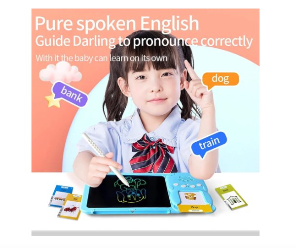 🎨 Tablet Educativa Luminosa Interactiva - Con Tarjetas Didácticas