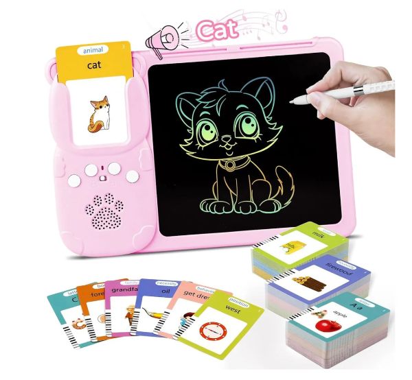 🎨 Tablet Educativa Luminosa Interactiva - Con Tarjetas Didácticas
