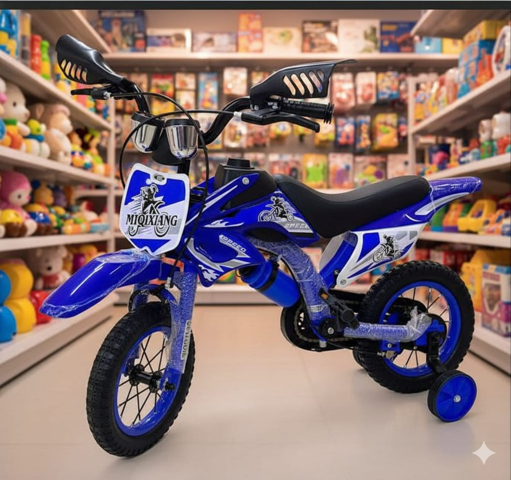 🏍️ Moto Bicicleta Rin 20 DT - Estilo Motocross con Rueditas de Apoyo