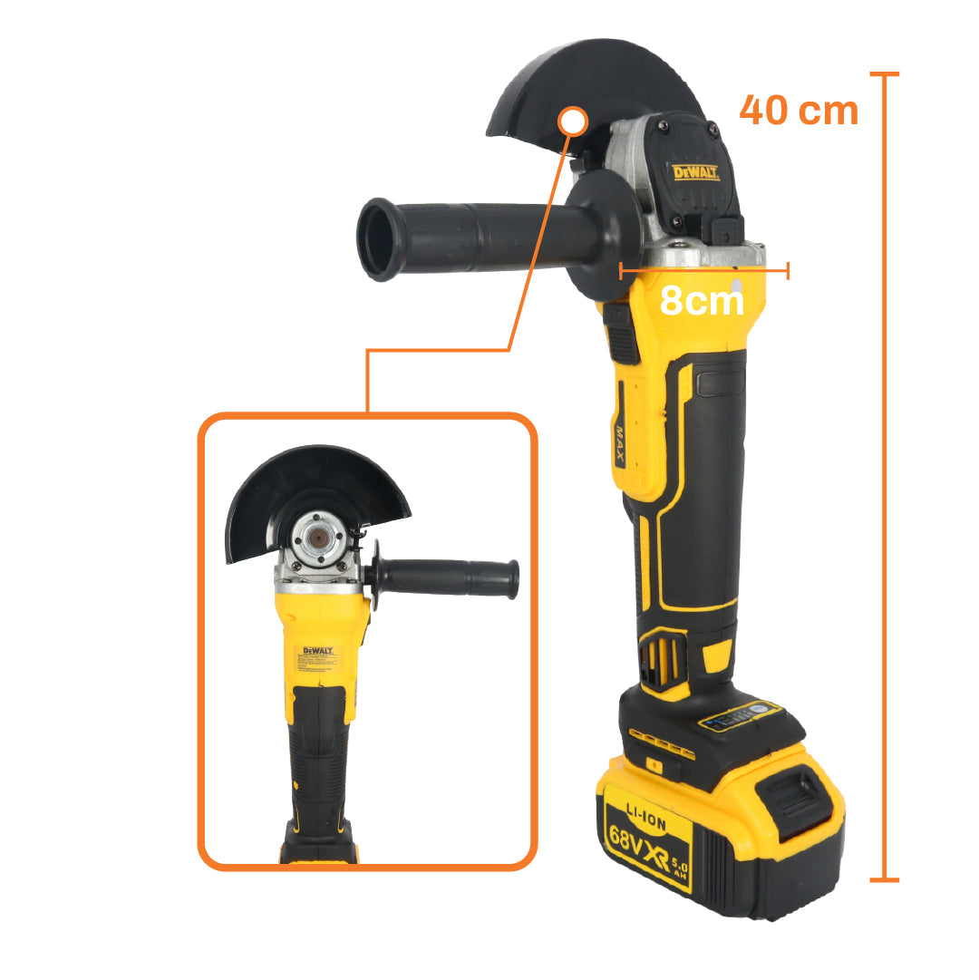 🔧 Combo DeWalt Profesional: Taladro + Pulidora 68V con 2 Baterías - Kit Completo