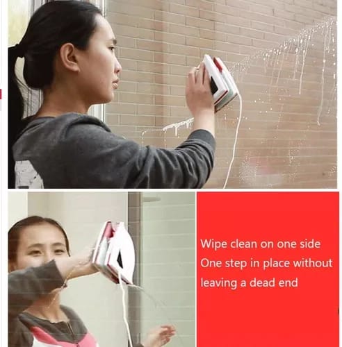 🧲 Limpiador Magnético para Vidrios - Doble Cara Hasta 8mm