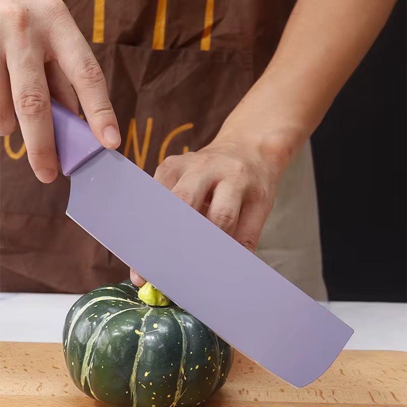 🔪 Set de Cuchillos x6 Piezas - Acero Inoxidable con Soporte