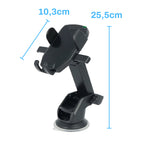 📱 Soporte Universal para Celular con Ventosa - Rotación 360° para Auto o Escritorio