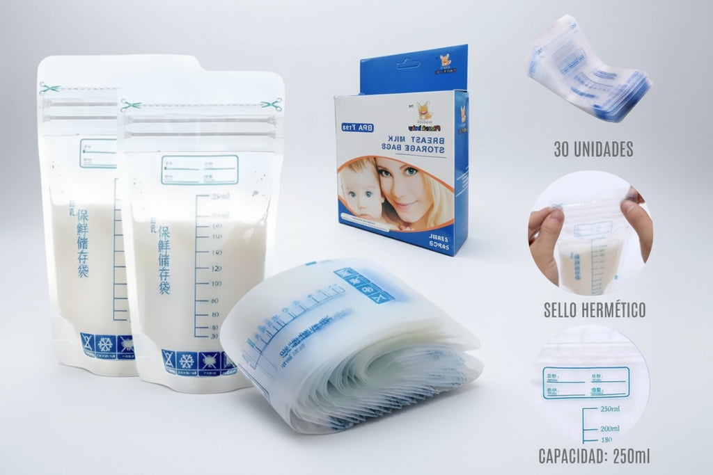 🍼 Combo Materno: Extractor Manual + Bolsas de Almacenamiento 250ml