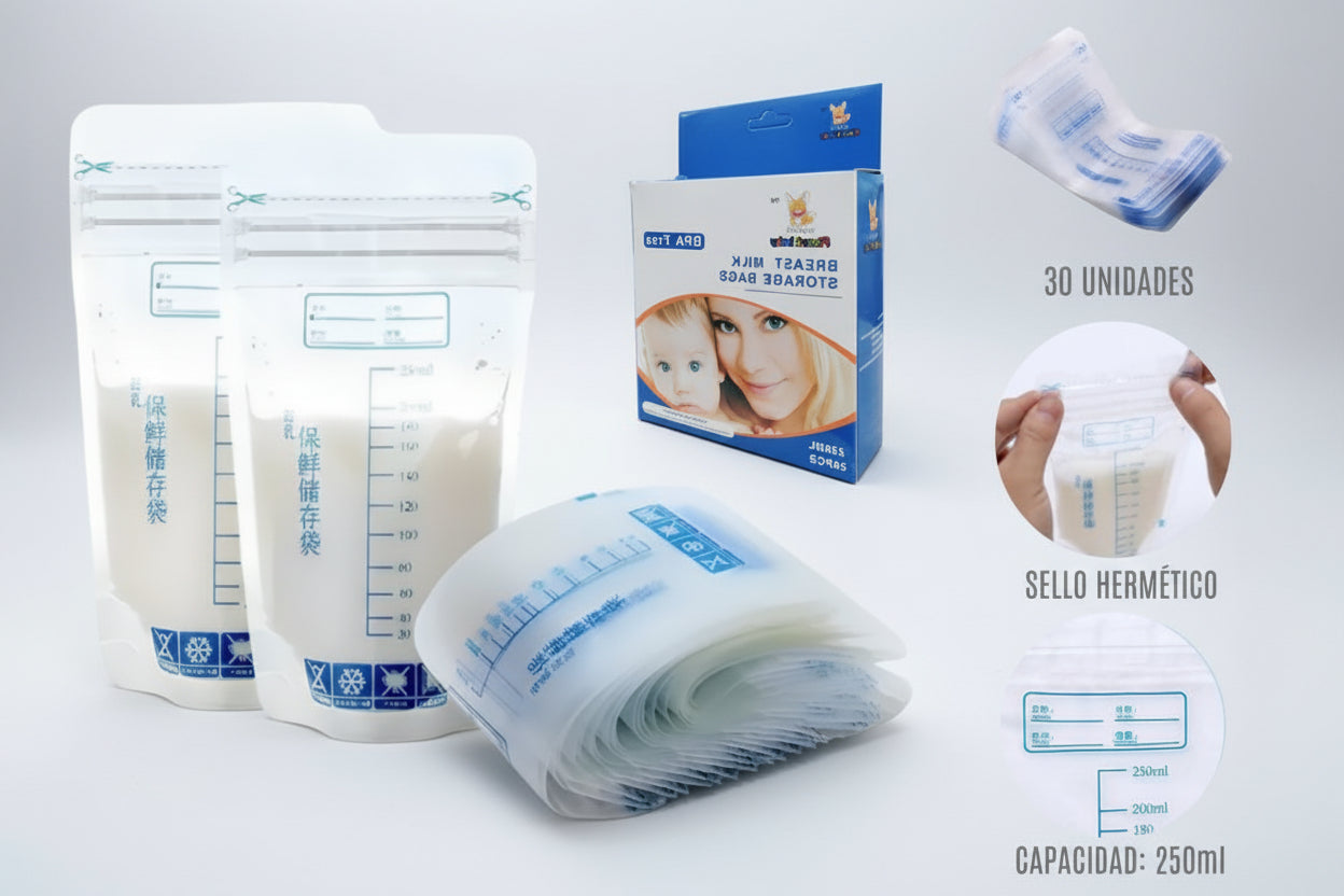 🍼 Combo Materno: Extractor Manual + Bolsas de Almacenamiento 250ml