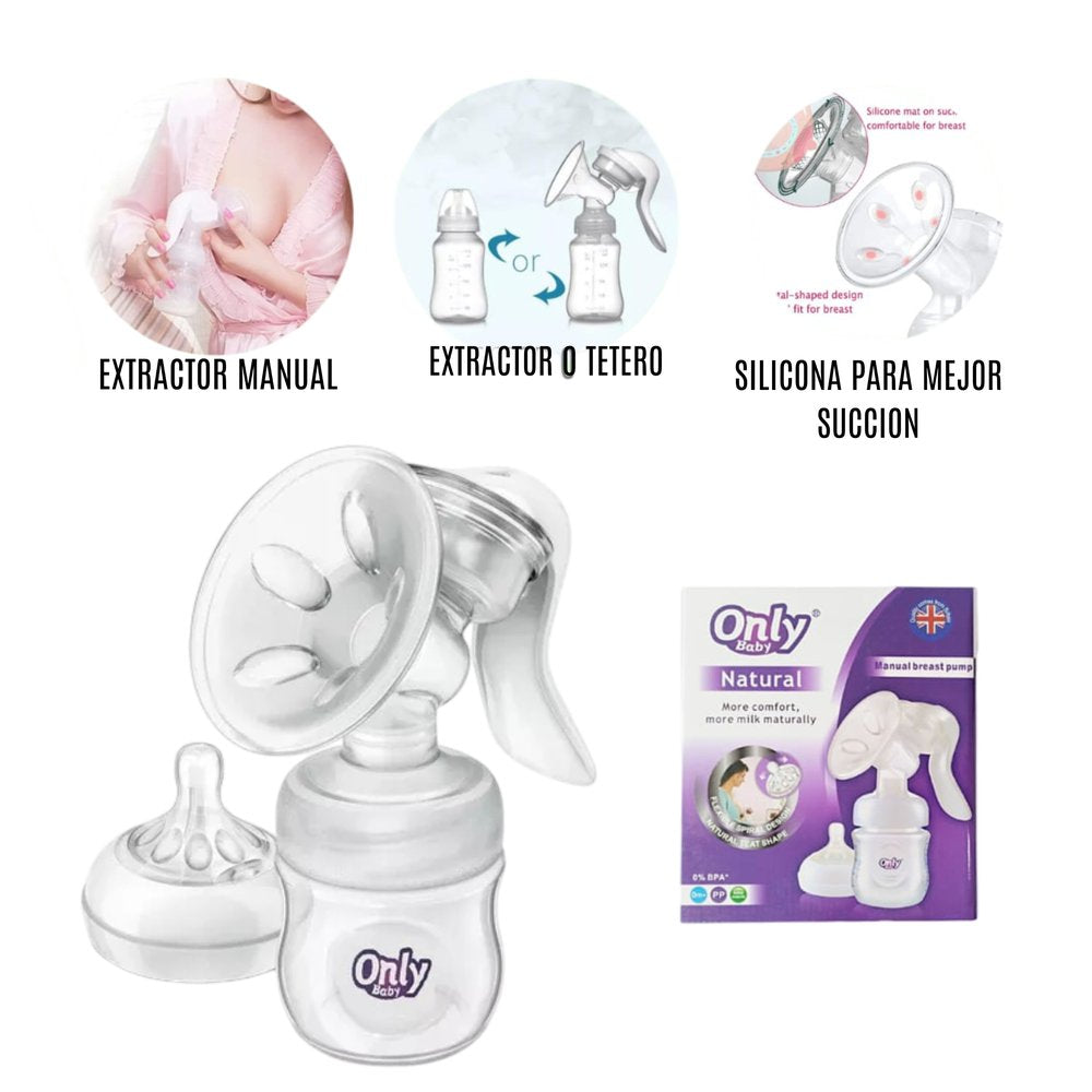 🍼 Combo Materno: Extractor Manual + Bolsas de Almacenamiento 250ml