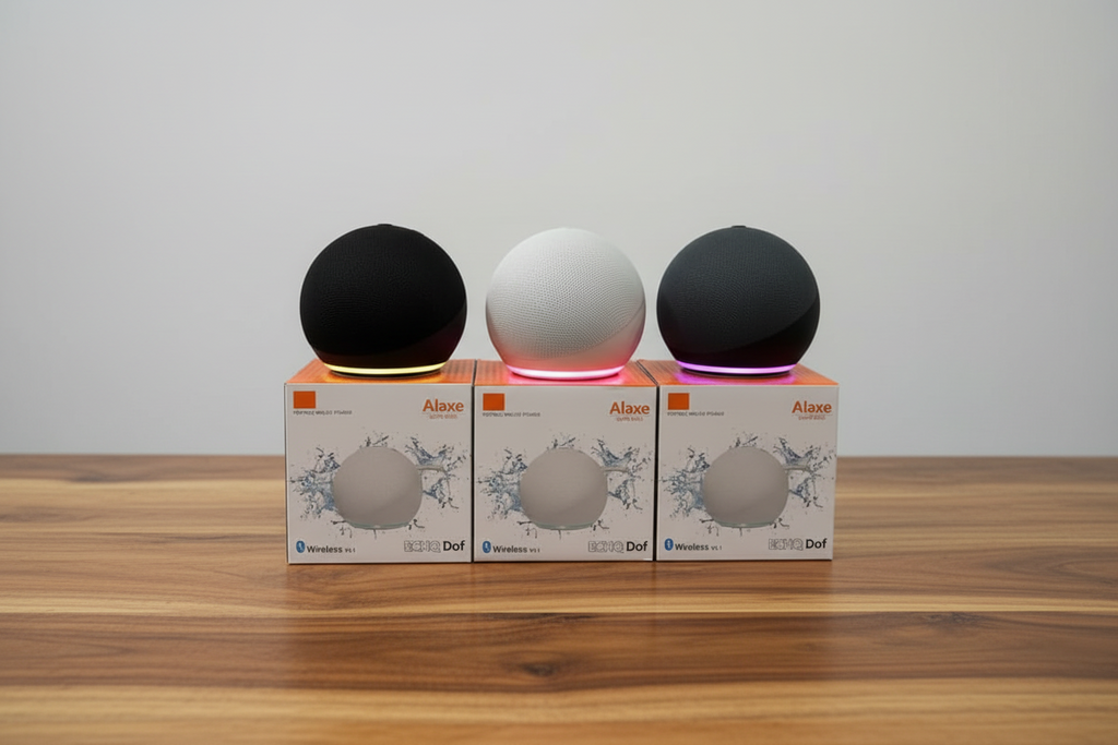 🔊 Parlante Tipo Alexa - Sonido 360° con Luces RGB y Bluetooth