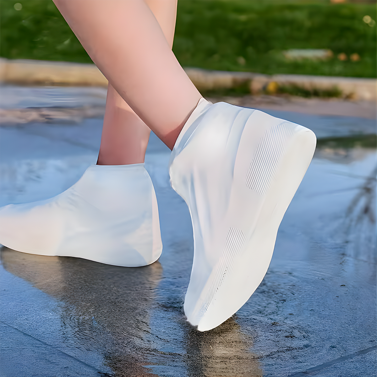 🌧️ Botas Lluvia Látex Impermeables - Cubrezapatos Reutilizables Antideslizantes