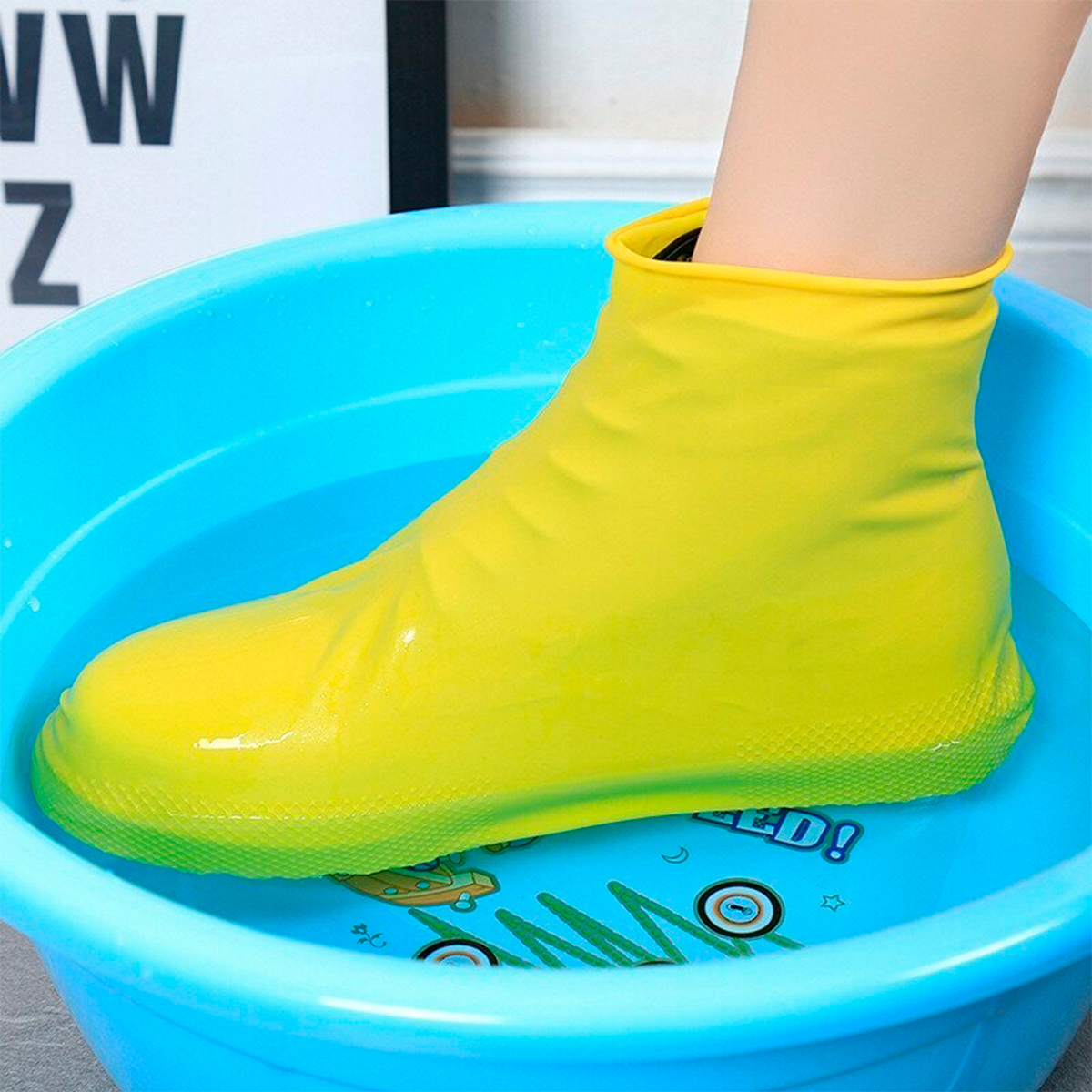 🌧️ Botas Lluvia Látex Impermeables - Cubrezapatos Reutilizables Antideslizantes