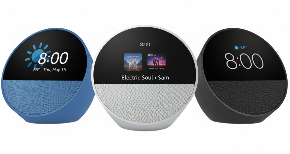 🔊 Amazon Echo Spot - Parlante Inteligente Alexa con Pantalla y Reloj
