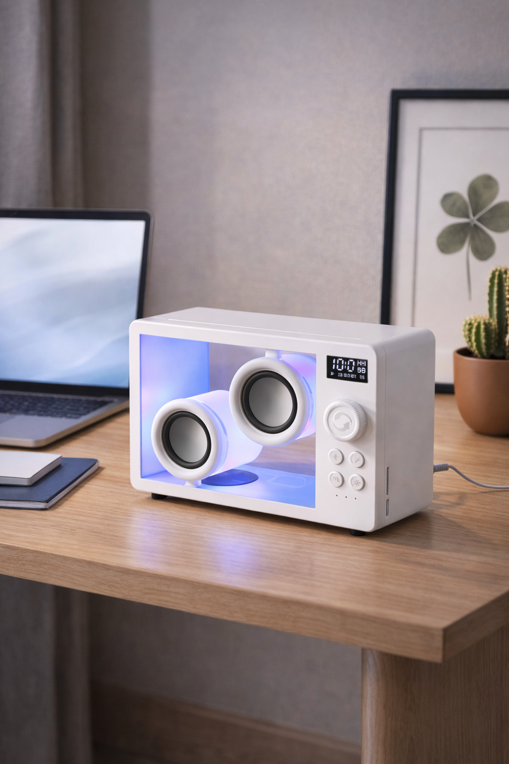 🔊 Parlante Crystal Speaker Bluetooth 5.3 - Sonido Cristalino Portátil