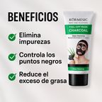 🖤 Mascarilla Negra Purificante Kormesic - Peel-Off con Carbón Activado 100g