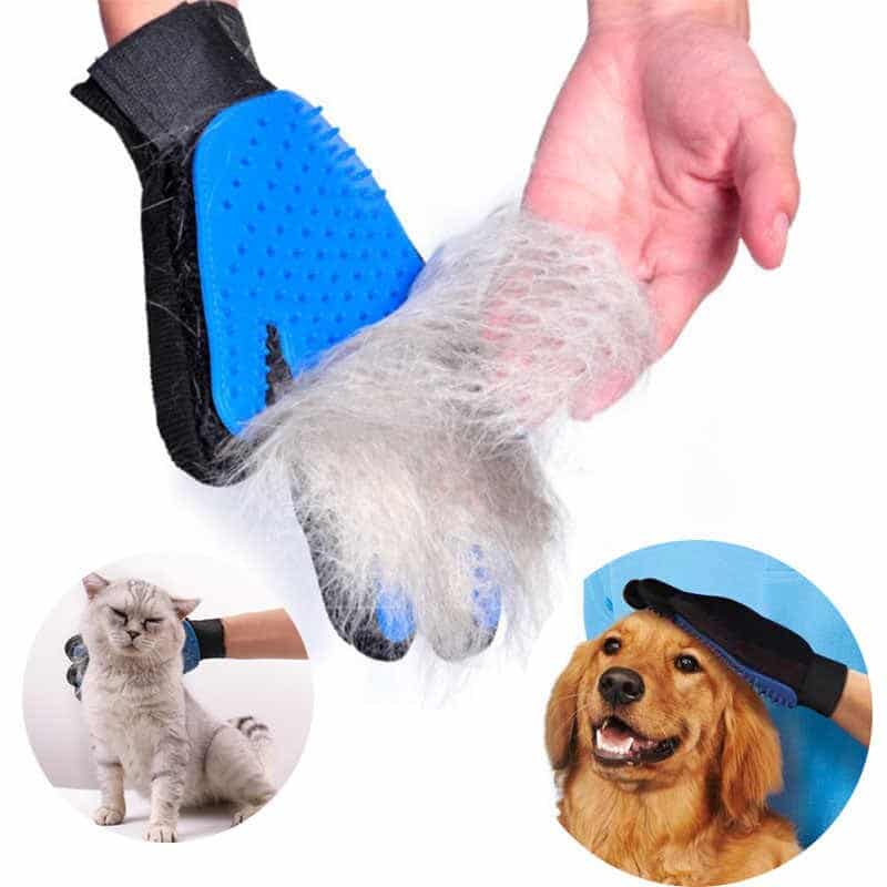 🐾 Guante Masajeador de Silicona para Mascotas - Perros y Gatos 🐶🐱