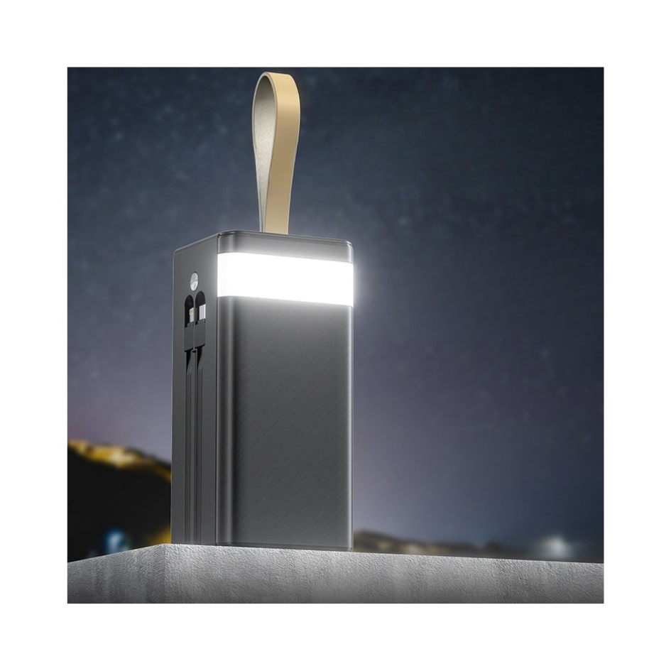 🔋 Batería Portátil Solar 30000mAh - Carga Rápida USB ☀️