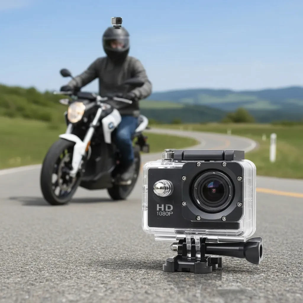 🎥 Cámara Deportiva 4K WiFi Sumergible - Con Control Remoto y Accesorios