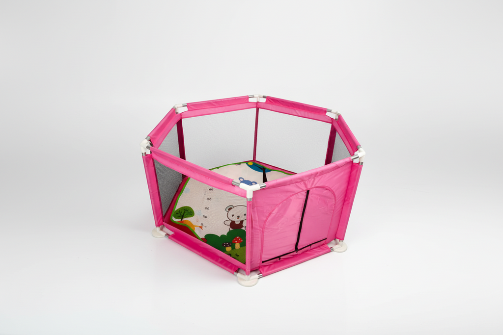 👶 Corral Para Bebé Pequeño 110x110cm - Con Tapete Acolchado