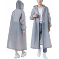 🌧️ Chaqueta Impermeable Tipo Poncho - Reutilizable con Capucha Ajustable