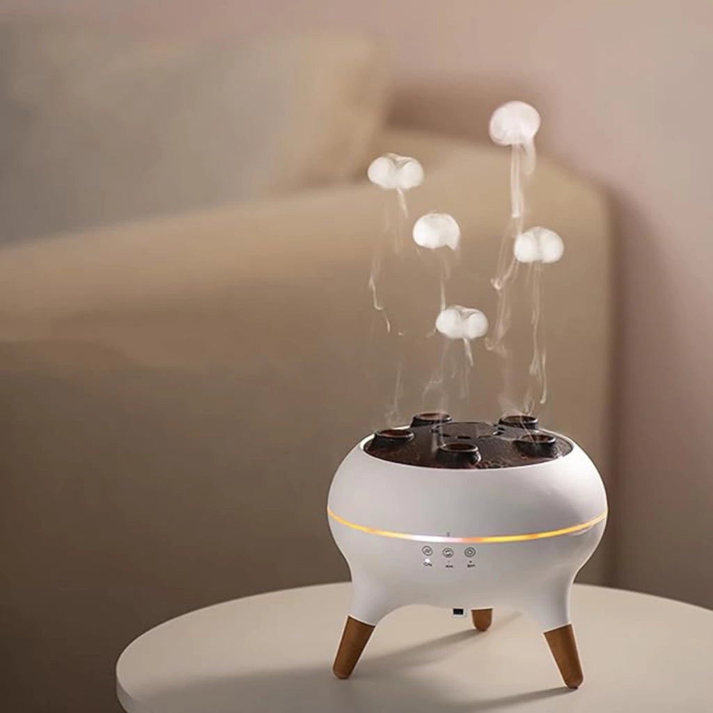 🪼 Humidificador de Medusa LED - Difusor de Aromas con Luces de Colores