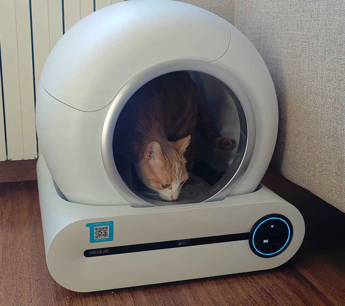 🐱 Arenero Automático Inteligente - Autolimpiante con App y Sensores