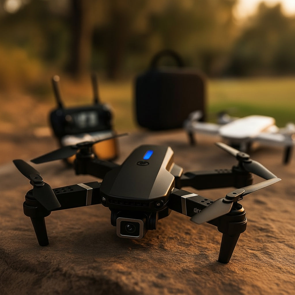 🚁 Dron Doble Cámara 4K + Maletín - Batería 25-30min