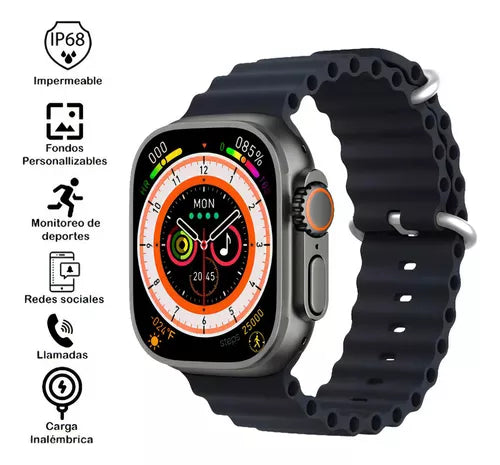 ⌚ Smart Watch T10 Ultra + Audífonos M10 - Combo Bluetooth 5.1