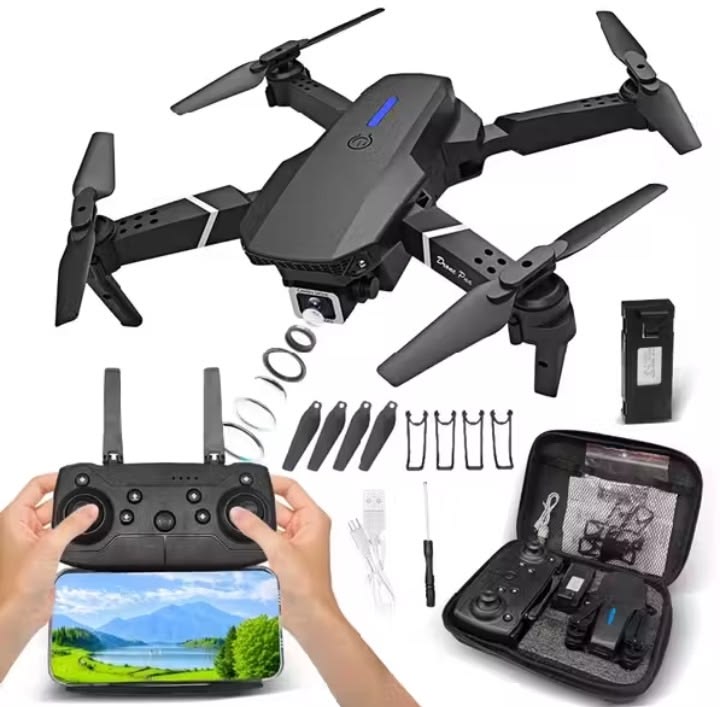 🚁 Dron Doble Cámara 4K + Maletín - Batería 25-30min