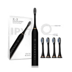🪥 Cepillo de Dientes Eléctrico X-3 IPX7 - Recargable USB con Cabezales
