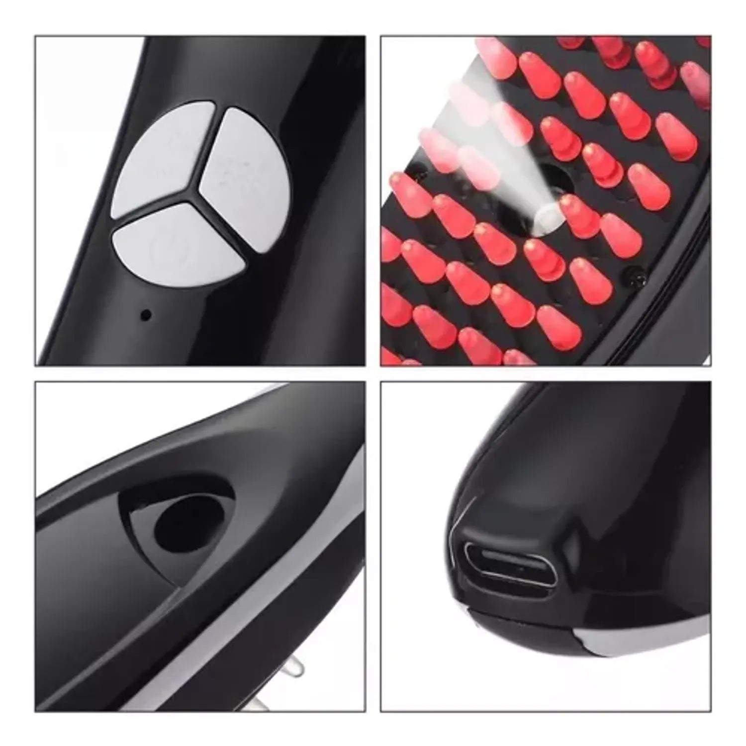 💆 Cepillo de Cabello Restaurador - Masaje y Desenredo con Tecnología Iónica